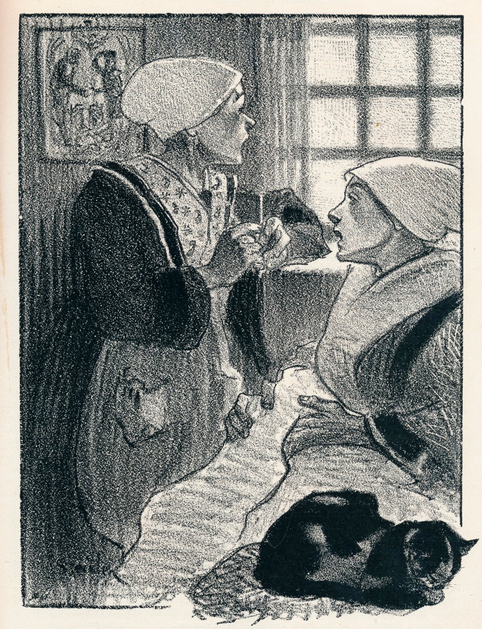 Chansons De Femmes的Les Femmes De France，1897年，1898年 作者 西奥菲勒·亚历山大·斯坦伦