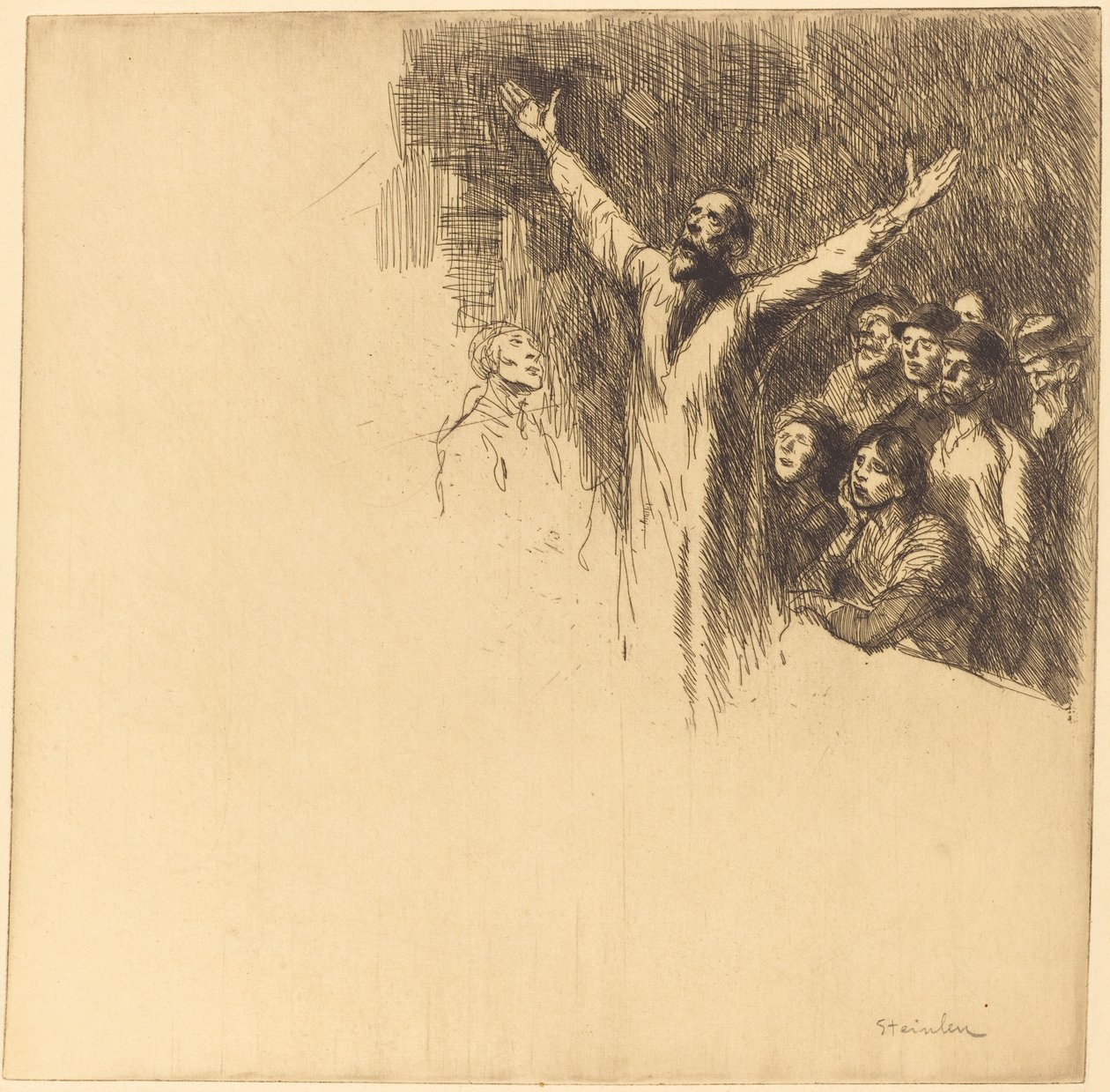 先知Le prophete, 1902. 作者 西奥菲勒·亚历山大·斯坦伦