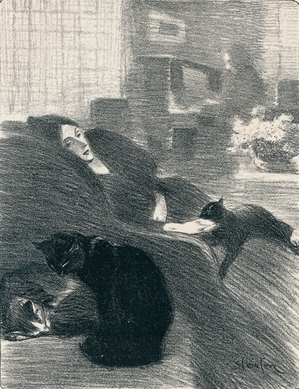 当我们从女人的歌中走出来时，1897年，1898年 作者 西奥菲勒·亚历山大·斯坦伦