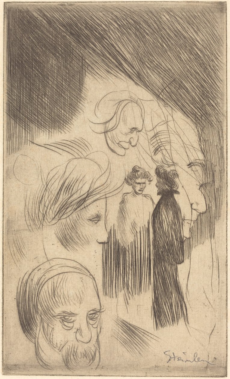 素描板，1902年。 作者 西奥菲勒·亚历山大·斯坦伦