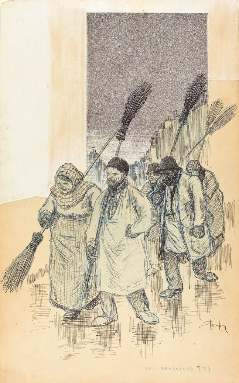 扫荡者，1888年。 作者 西奥菲勒·亚历山大·斯坦伦