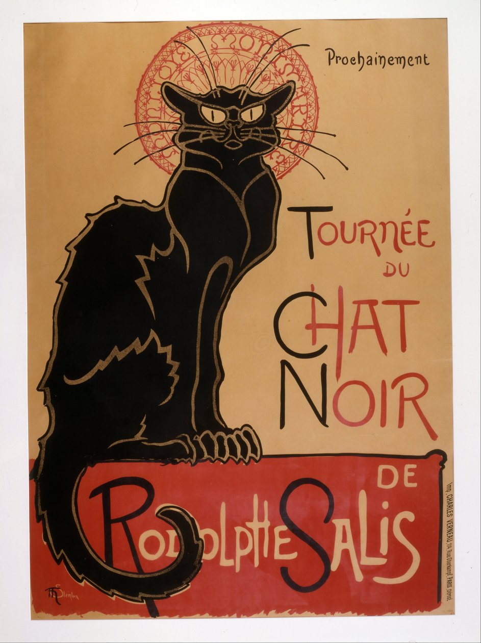 Rodolphe Salis的Tournéedu Chat Noir（Rodolphe Salis的聊天Noir之行） 作者 西奥菲勒·亚历山大·斯坦伦