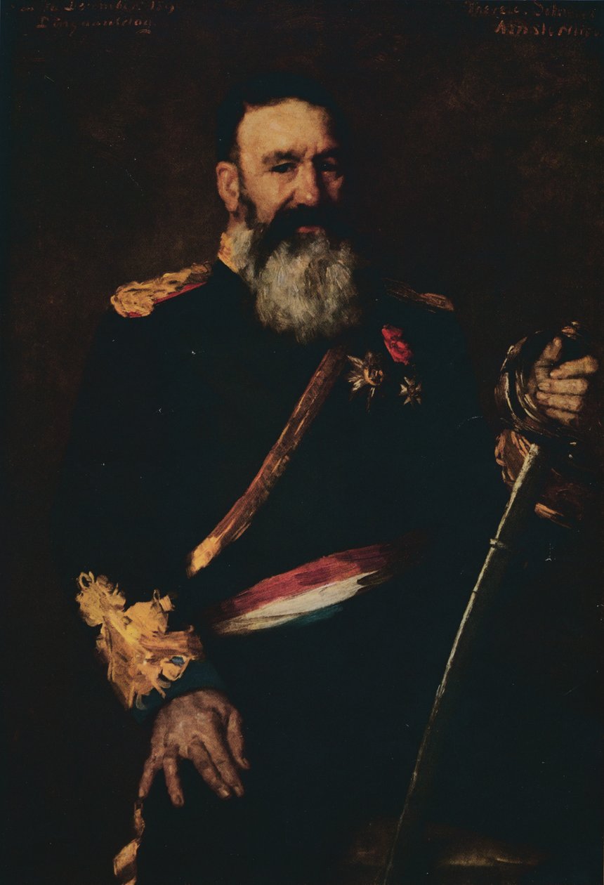 荷兰南非共和国总司令Piet Joubert将军，1890年。1914年。 作者 泰瑞斯·施瓦兹（ThérèseSchwartze）
