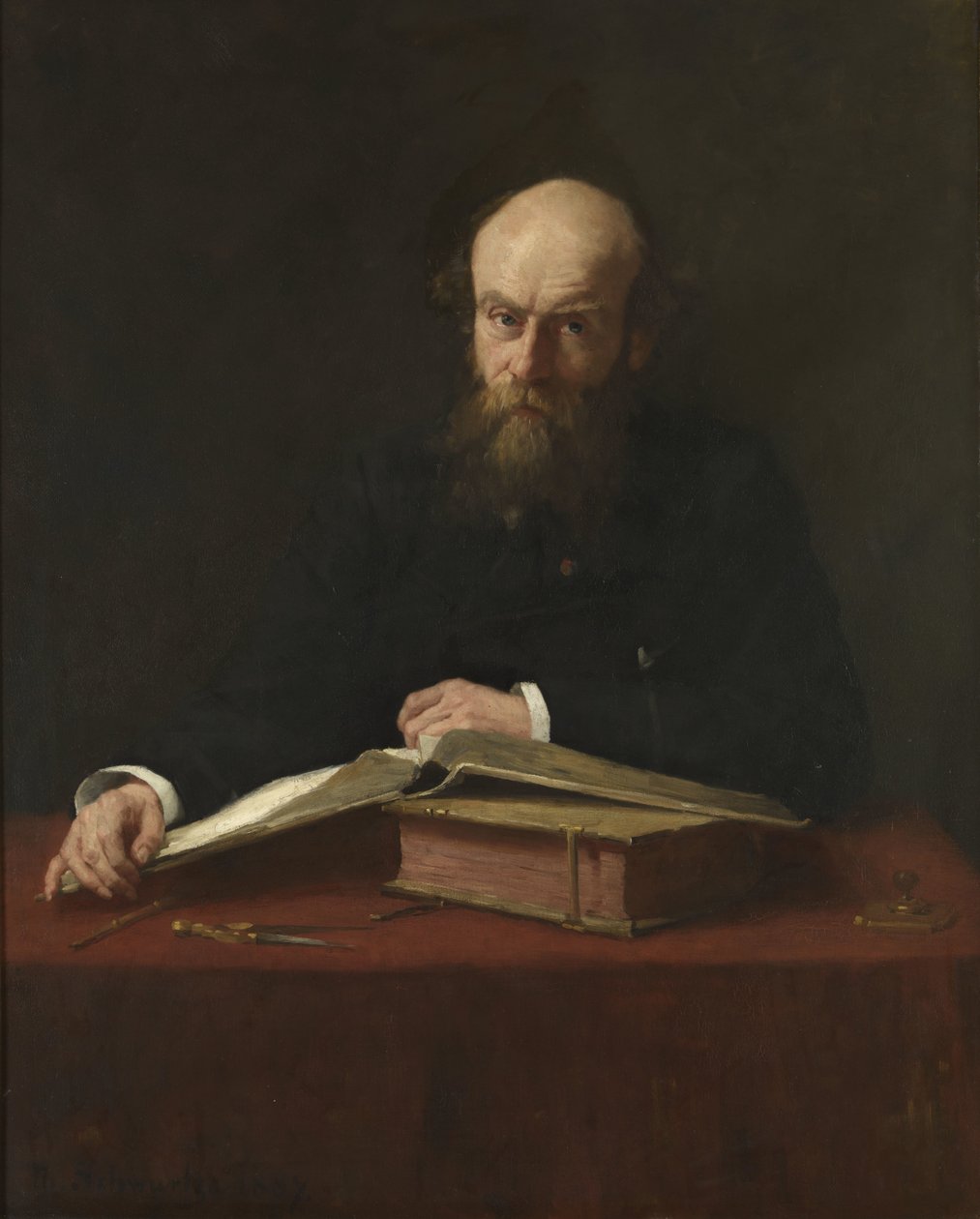 P.J.H. Cuypers 博士（1827-1921 年）肖像 作者 泰瑞斯·施瓦兹（ThérèseSchwartze）