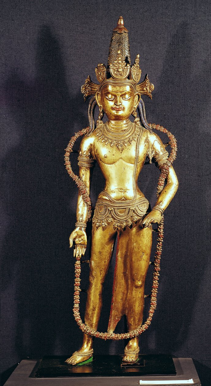Bodhisattva Avalokitecvara，15-16世纪（青铜） 作者 藏族学校