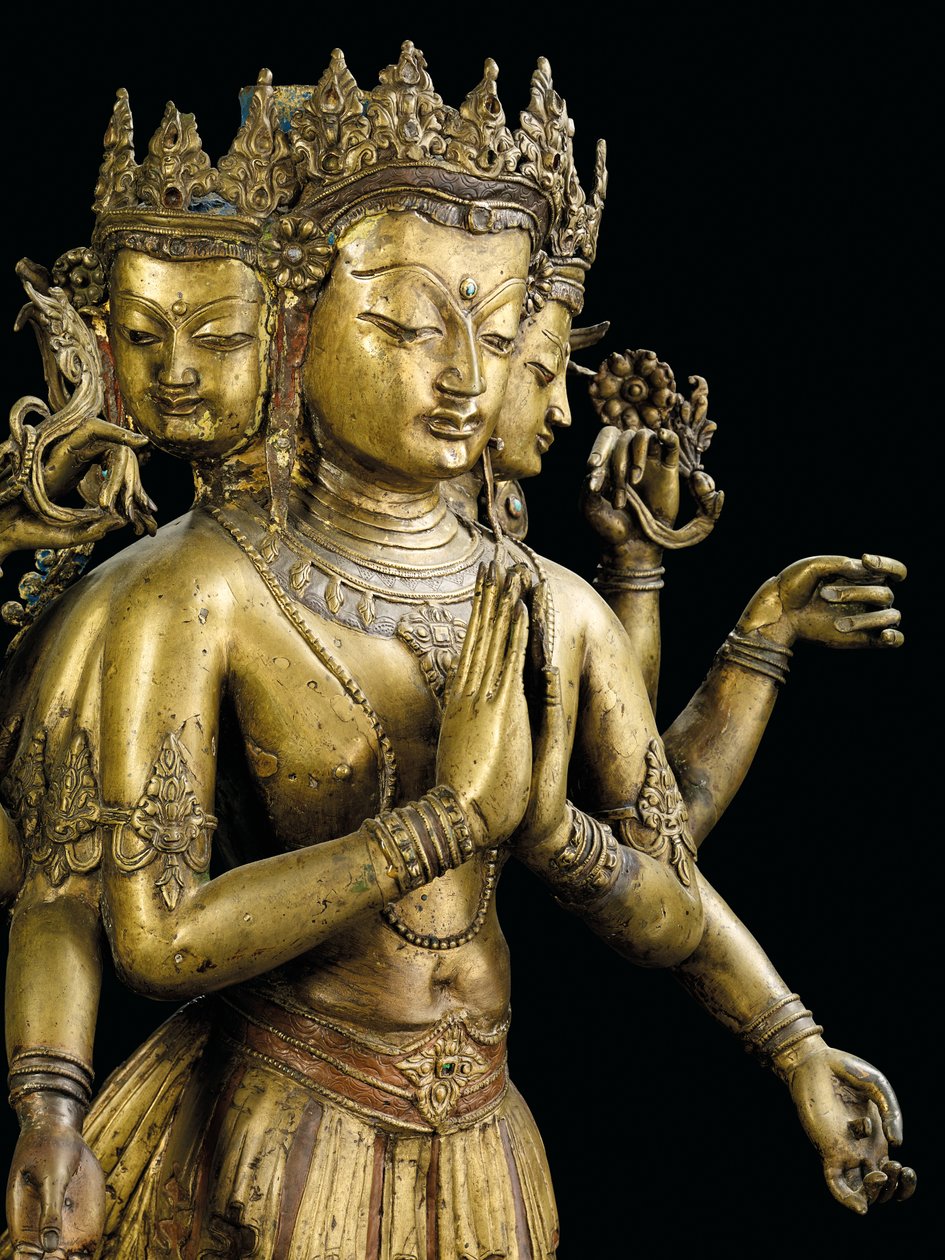 Ekadashalokeshvara 雕像 作者 藏族学校