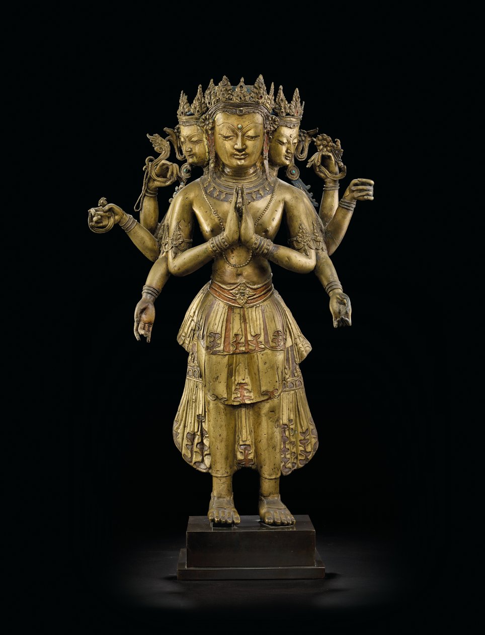 Ekadashalokeshvara 雕像 作者 藏族学校