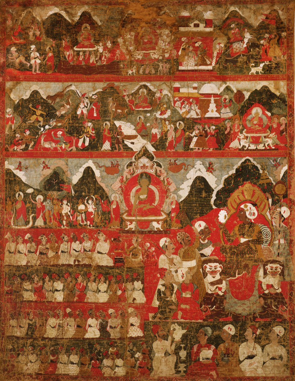 Thanka（彩绘丝绸） 作者 藏族学校