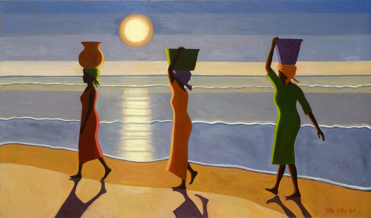 到海滩，2007年 作者 蒂莉·威利斯