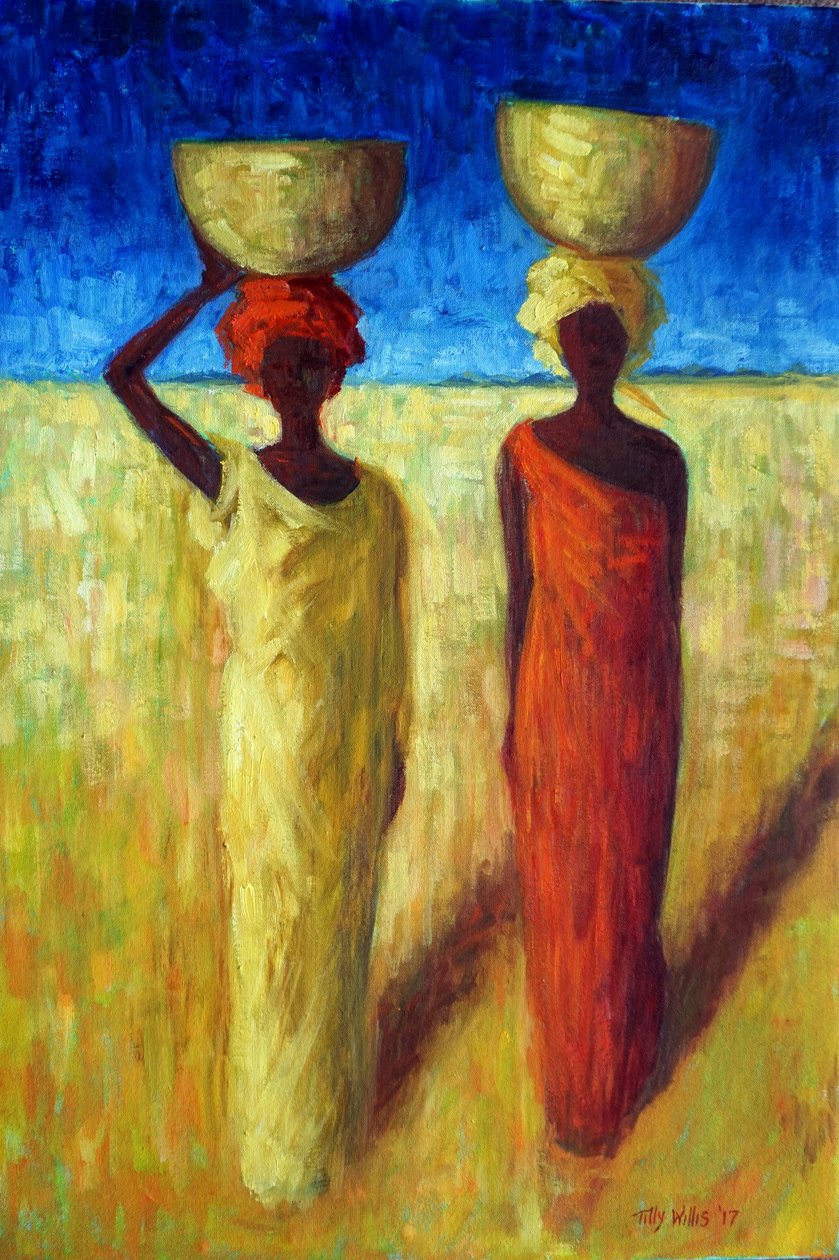 Calabash Cousins，2017，石油 作者 蒂莉·威利斯