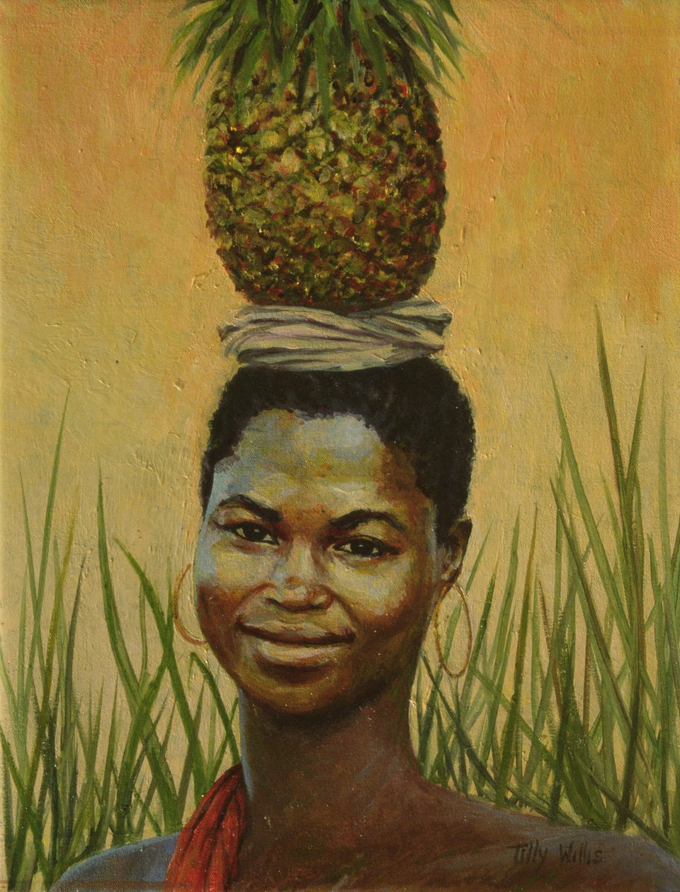 菠萝女孩，2004年 作者 蒂莉·威利斯