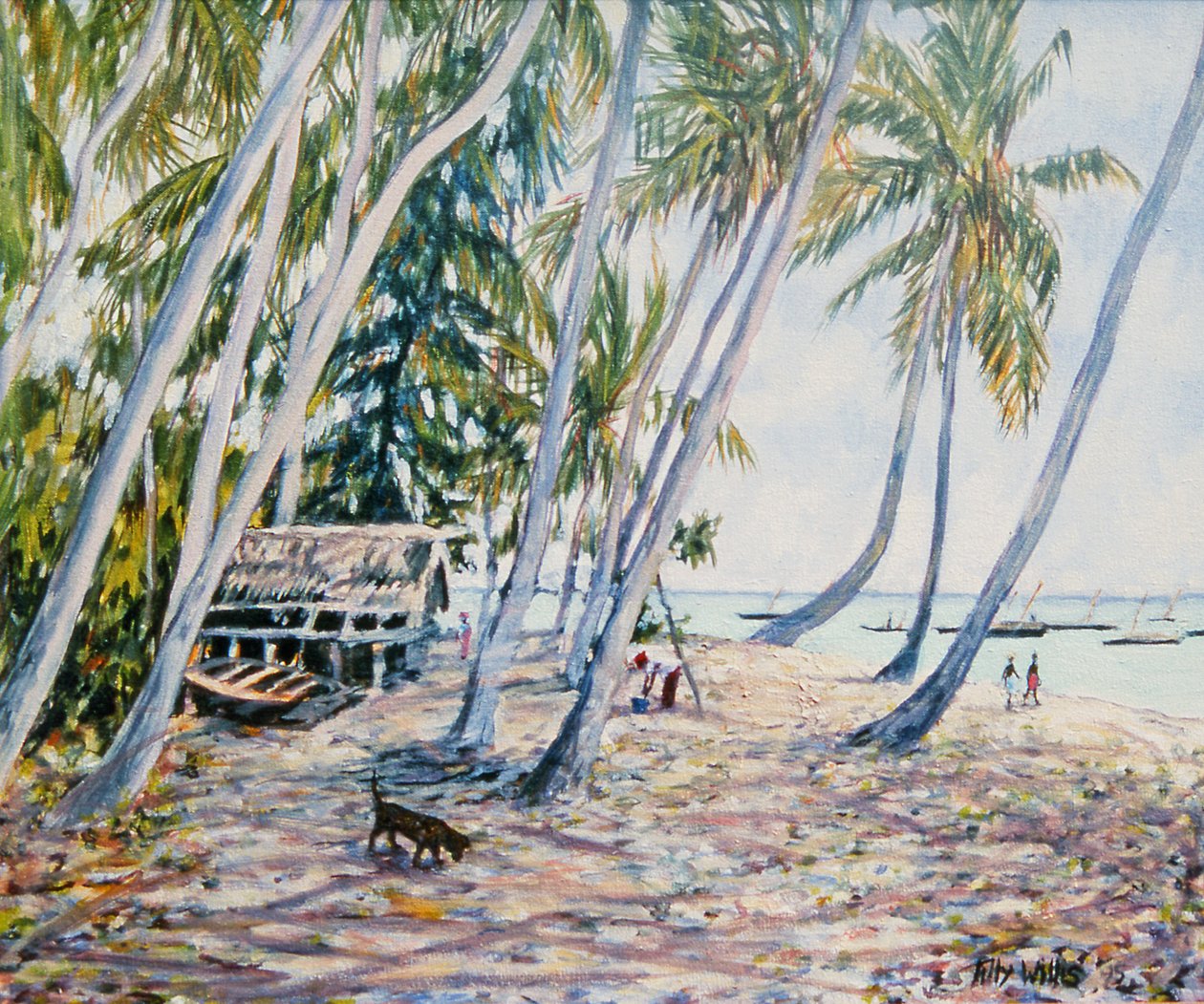 Rustling Palms，Zanzibar，2002 作者 蒂莉·威利斯