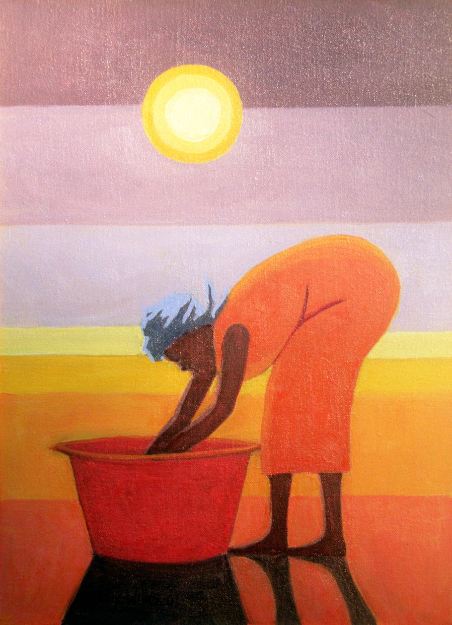 The Red Bucket，2002 作者 蒂莉·威利斯