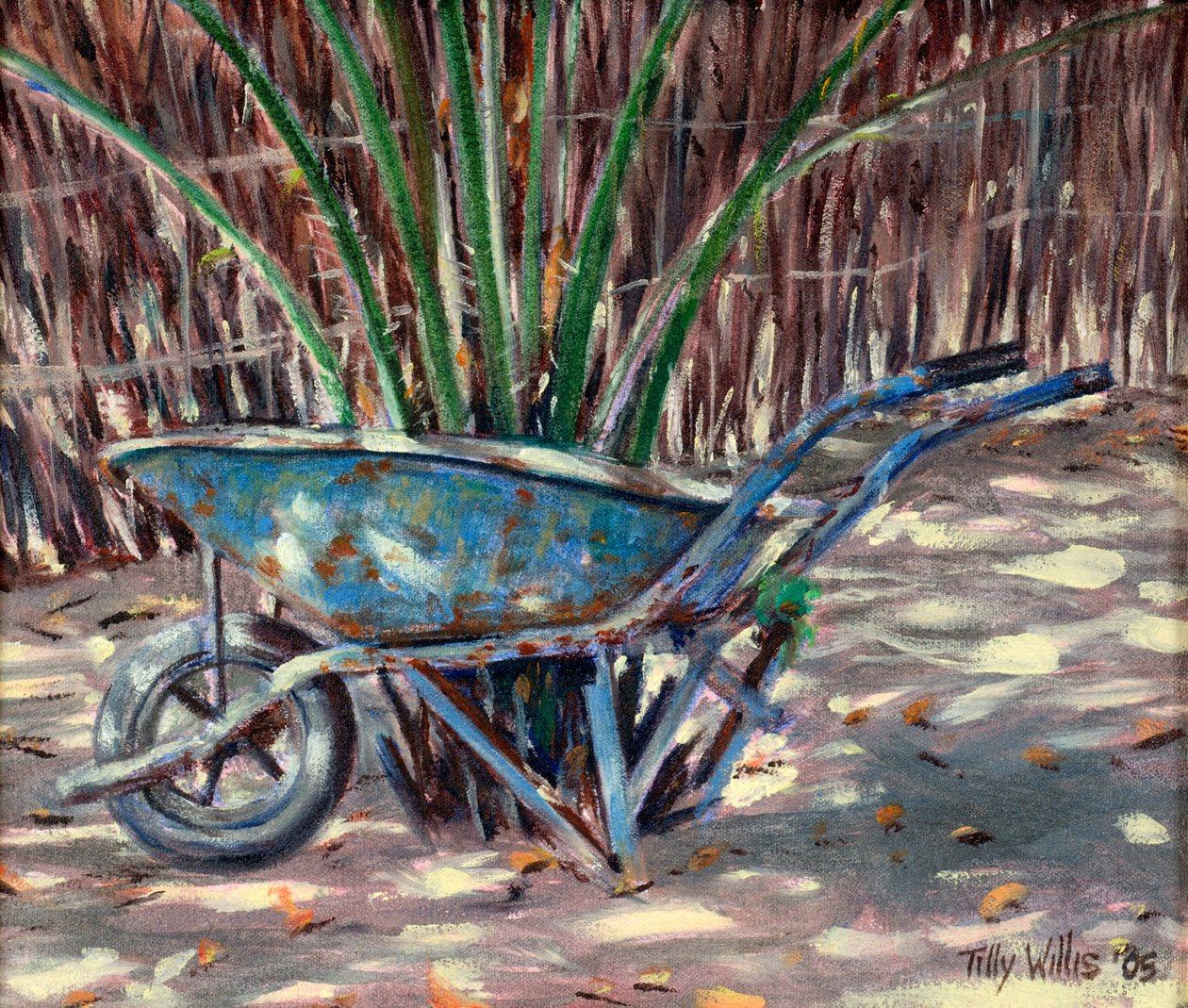 独轮车，2005年 作者 蒂莉·威利斯