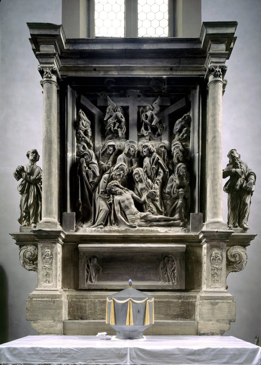 祭坛画描绘基督的哀悼，c.1526 作者 蒂尔曼皮带切割机