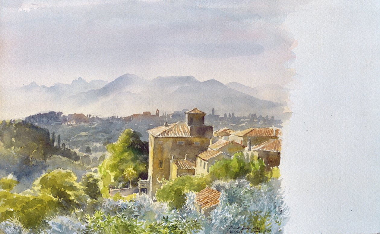 San Ruffino，Casciani，托斯卡纳，1998年（纸上写着） 作者 蒂姆·斯科特·博尔顿