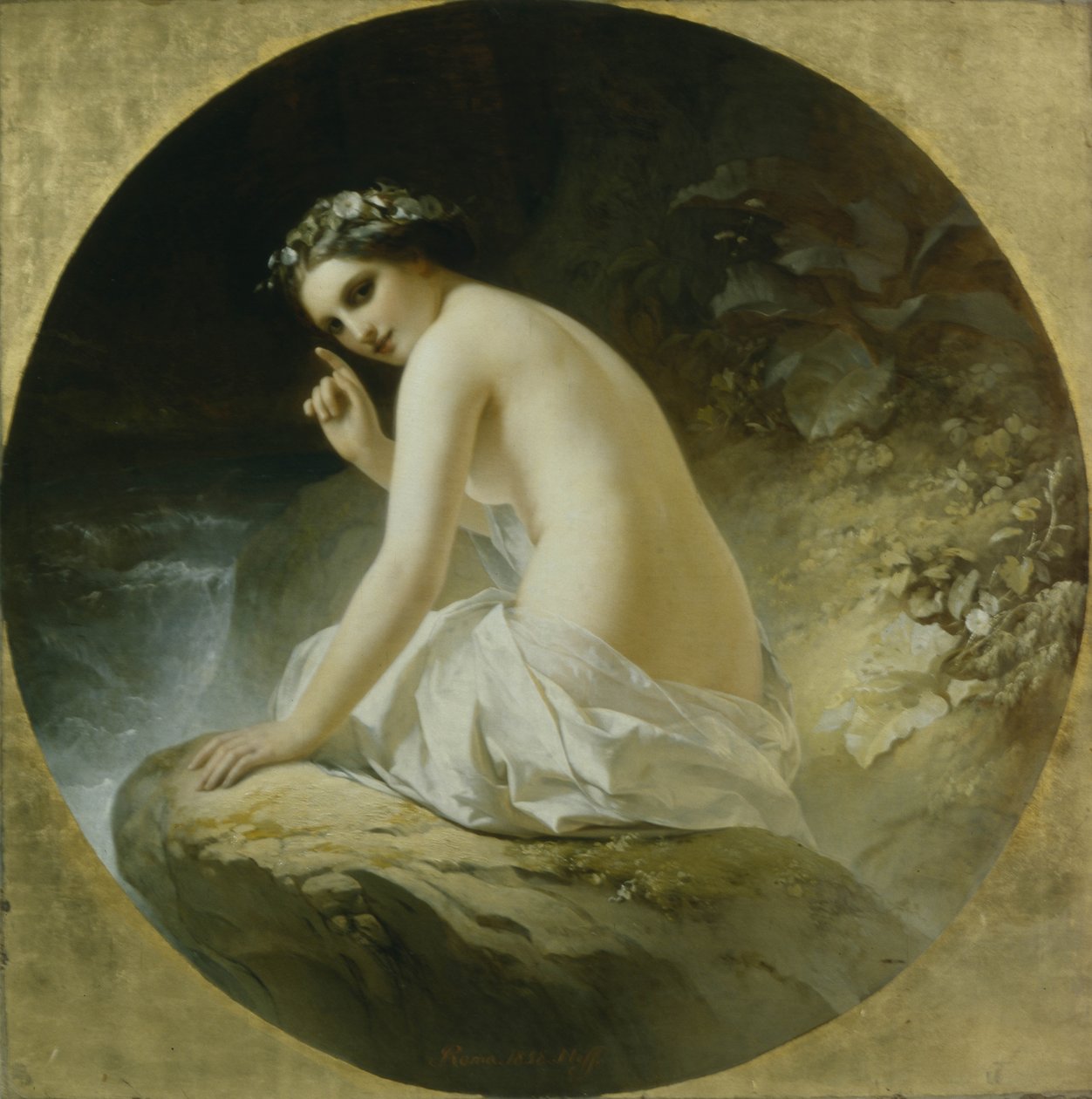 沐浴者，1859年 作者 蒂莫菲·安德烈耶维奇·内夫