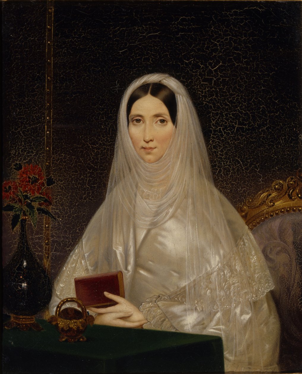 1840年代伯爵夫人塔季扬娜·格里特西纳·波泰姆基纳的肖像 作者 蒂莫菲·安德烈耶维奇·内夫