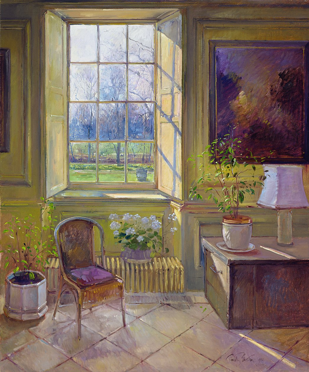 春光和橘树，1994 作者 蒂莫西·伊斯顿