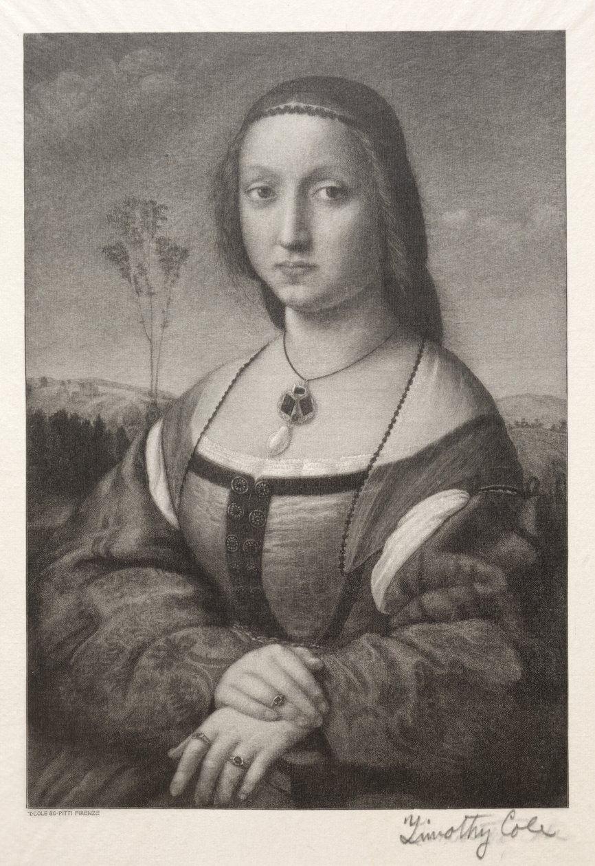 古老的意大利大师：马达莱纳·多尼（Maddalena Doni），1888-1892年。 作者 蒂莫西·科尔