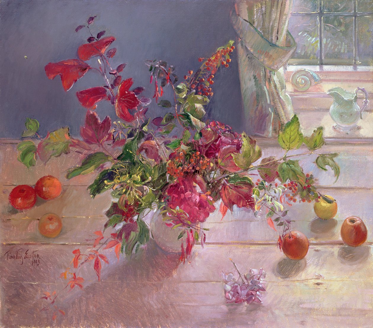 金银花和浆果，1993年 作者 蒂莫西·伊斯顿