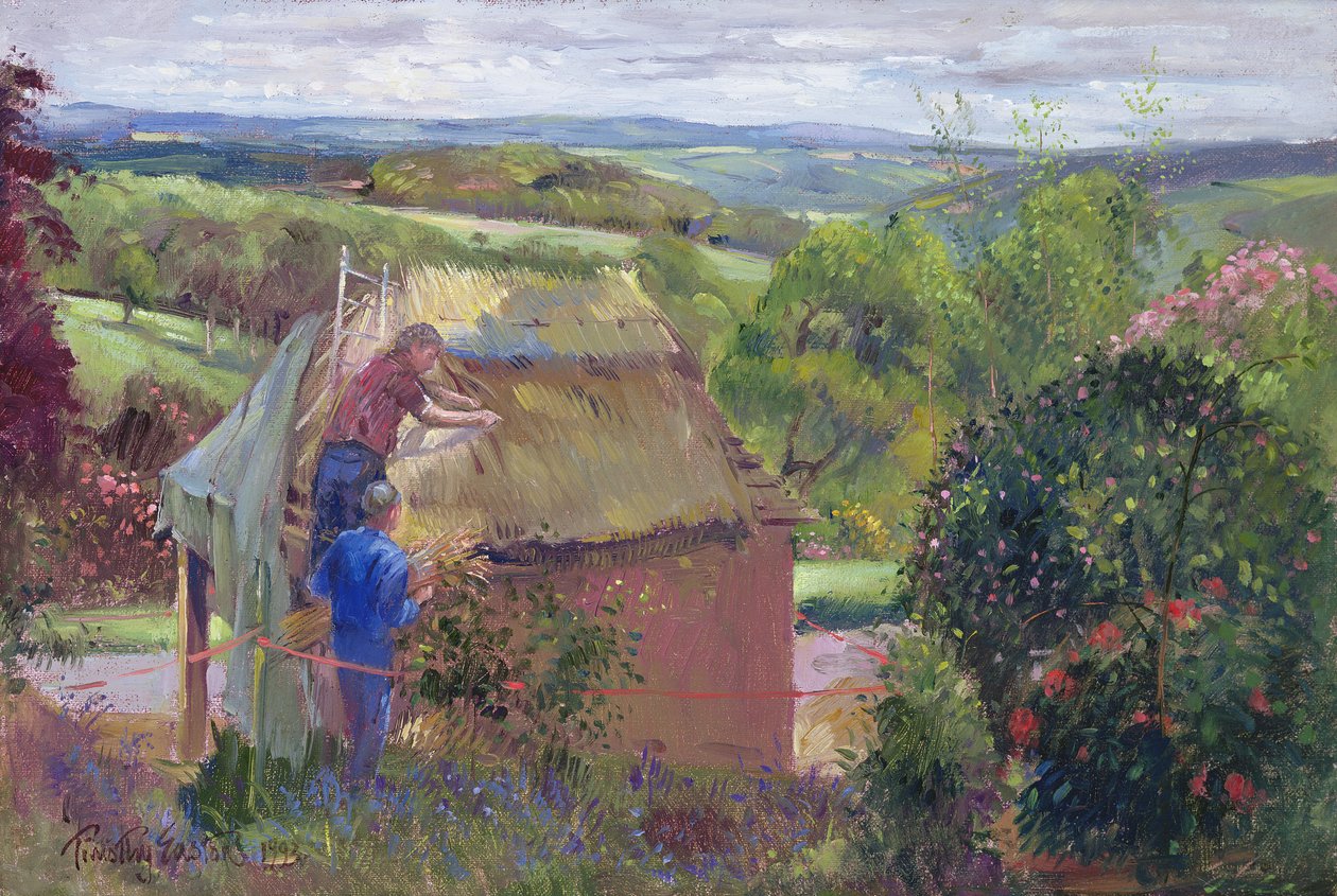 在夏天的房子，Lanhydrock House，Cornwall，1993年 作者 蒂莫西·伊斯顿