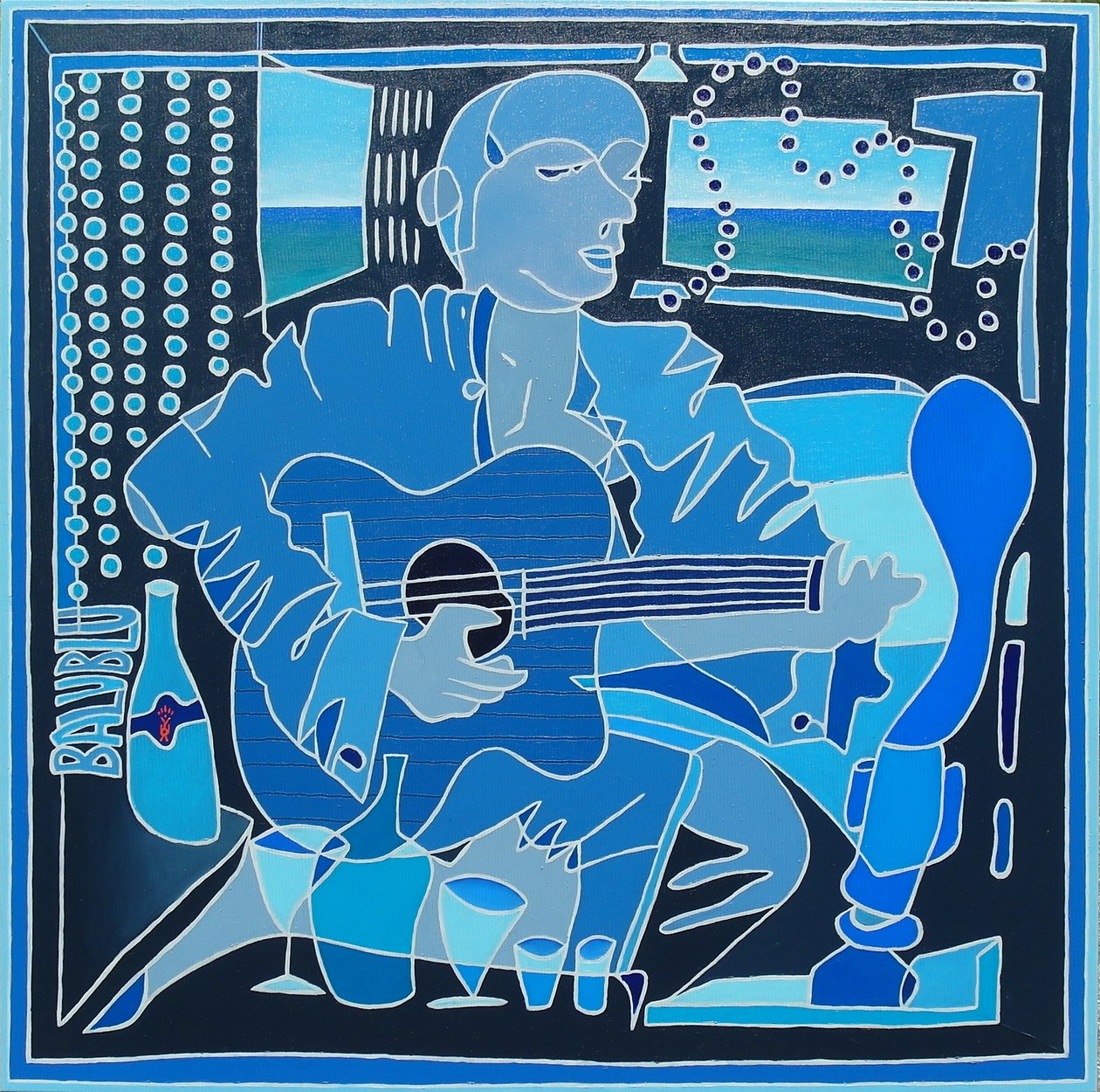 Portrait of the artist Alvaro Trugeda, 2018, oil on canvas 作者 蒂莫西·内森·乔尔