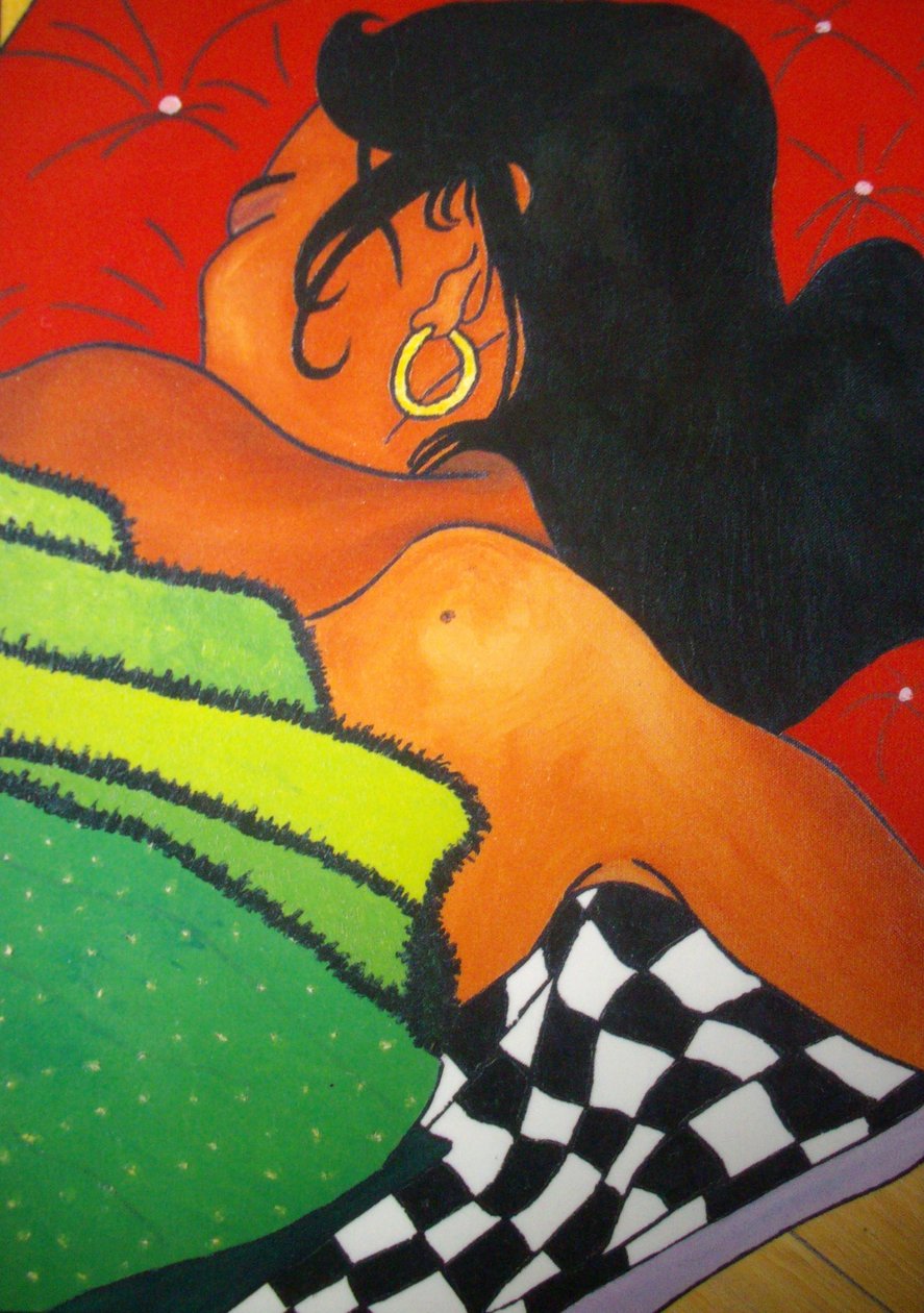 Sleeping girl, 2001, oil on canvas 作者 蒂莫西·内森·乔尔