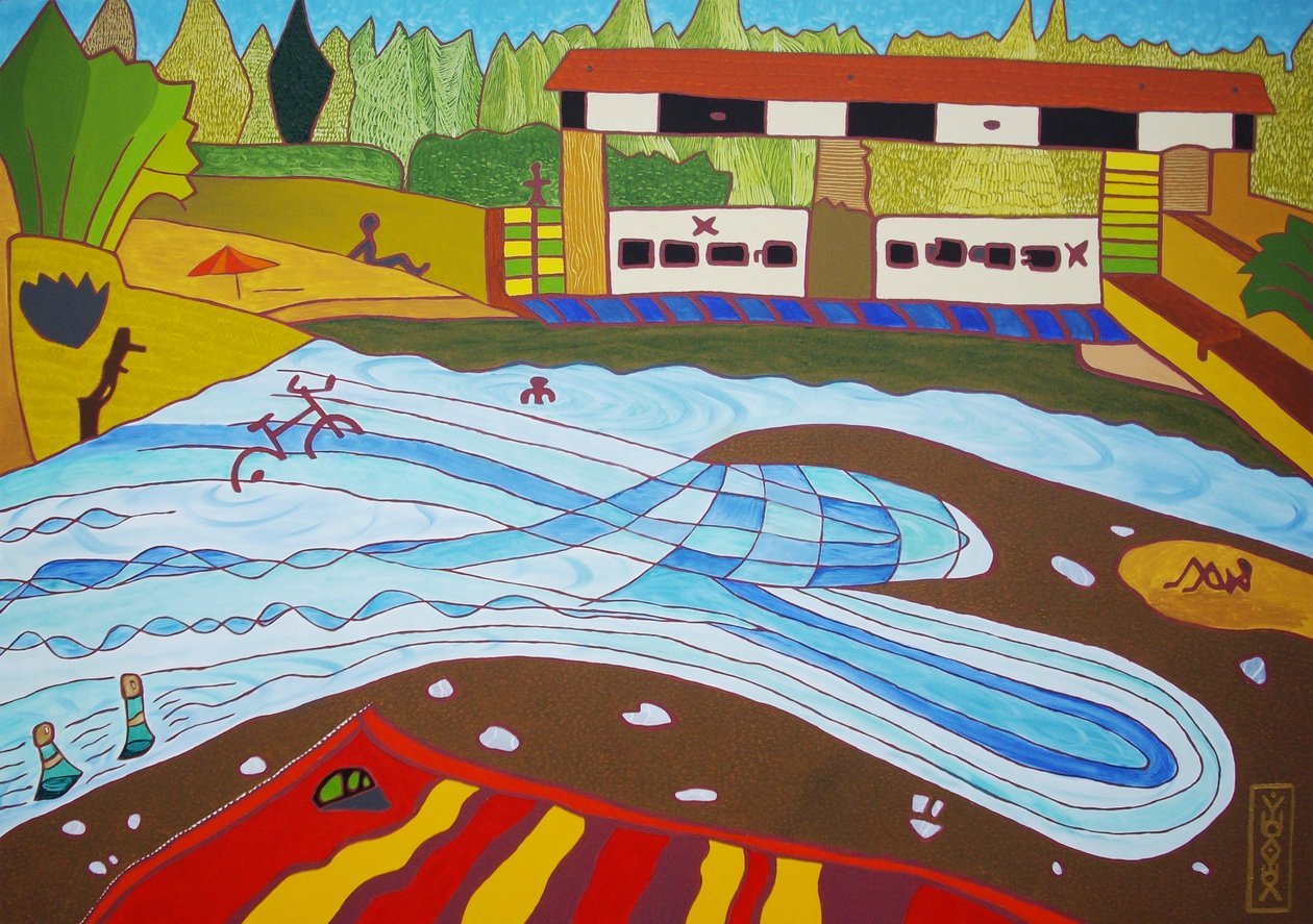 That was now this is then, 2001, oil on canvas 作者 蒂莫西·内森·乔尔