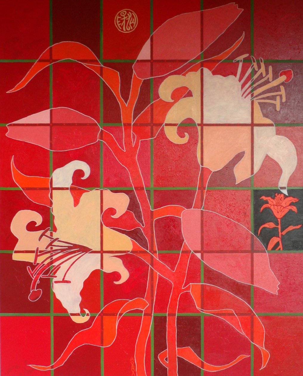 法国朱雀》，2012年，布面油画 作者 蒂莫西·内森·乔尔