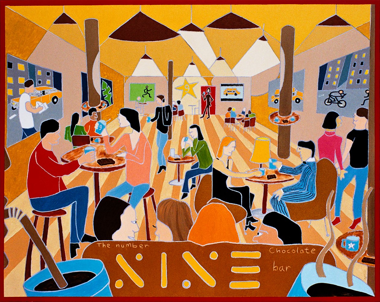 The number nine chocolate bar, 2009, oil on canvas 作者 蒂莫西·内森·乔尔