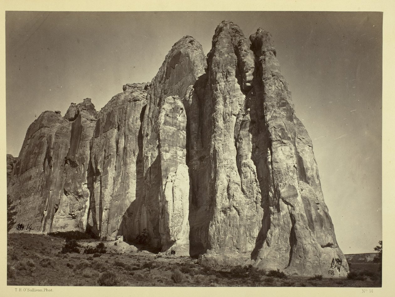 铭文岩南侧，1873年 作者 蒂莫西·奥沙利文（Timothy OSullivan）