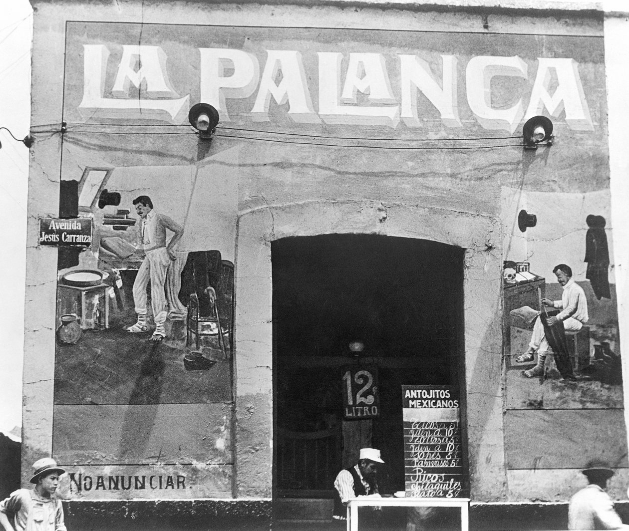 La Palanca（Pulqueria，Jesus Carranza Avenue），墨西哥城，c.1927 作者 蒂娜·莫多蒂
