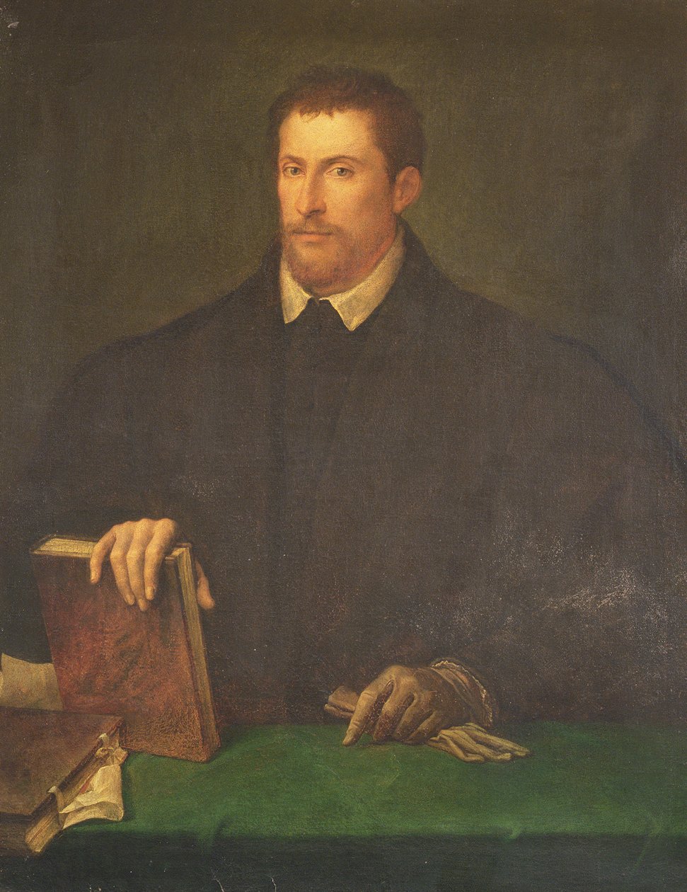 Hippolytus Riminaldi，c.1528 作者 蒂齐亚诺·韦切利（Tiziano Vecelli）