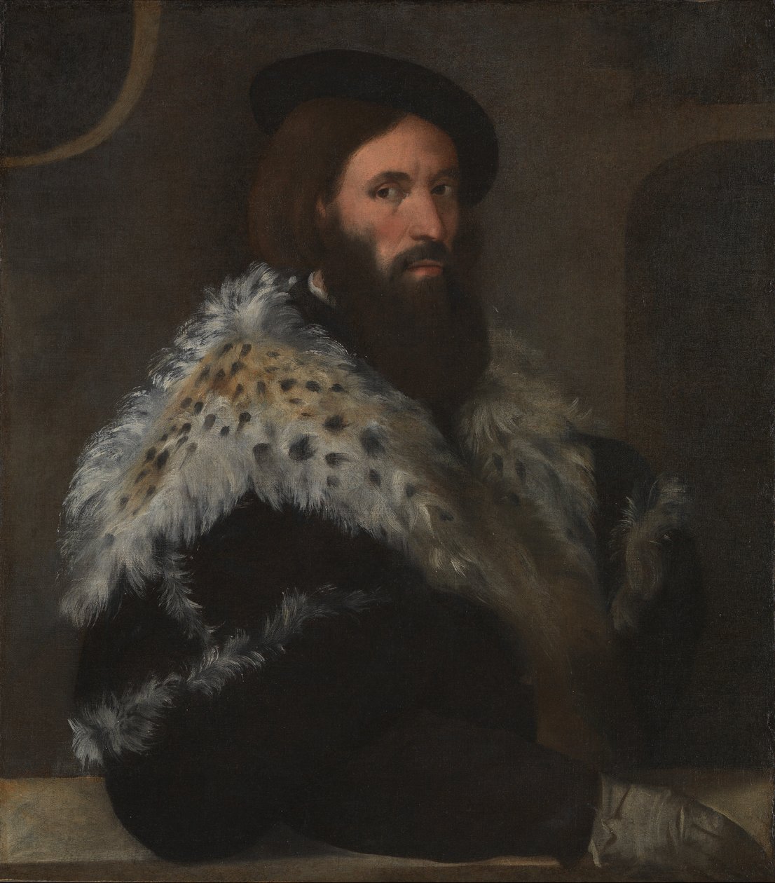 Girolamo Fracastoro的肖像，c.1528 作者 蒂齐亚诺·韦切利（Tiziano Vecelli）
