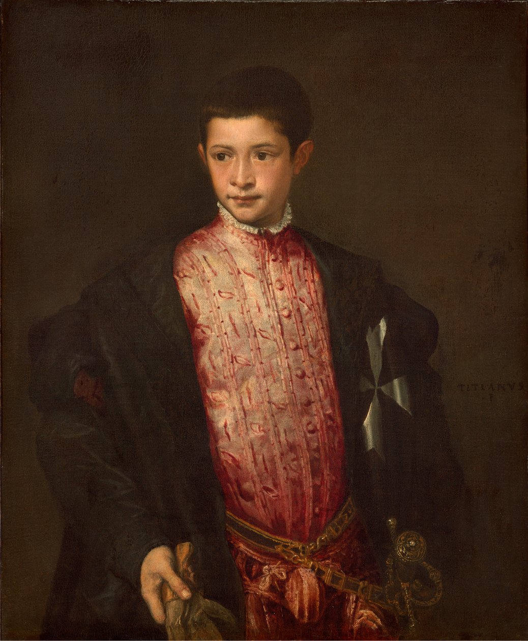 Ranuccio Farnese 作者 蒂齐亚诺·韦切利（Tiziano Vecelli）