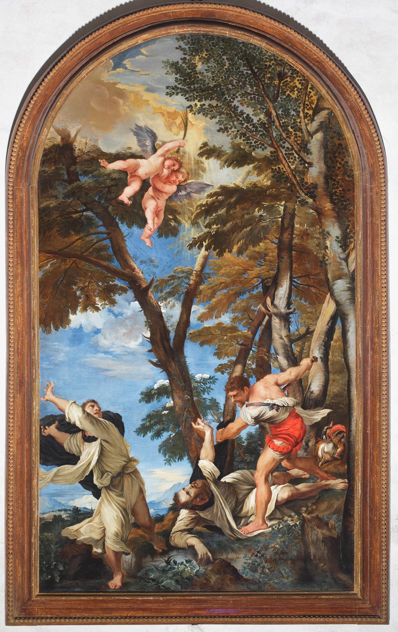 Martyrdom of St Peter of Verona (painting) 作者 提香（大约1488年1576年）（之后）