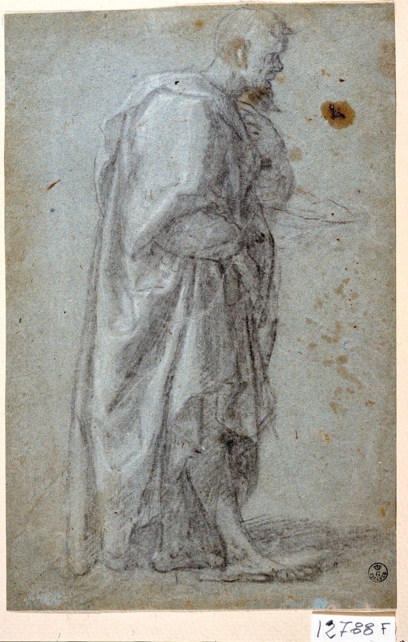 使徒（粉笔纸本） 作者 提香（c.1488-1576）