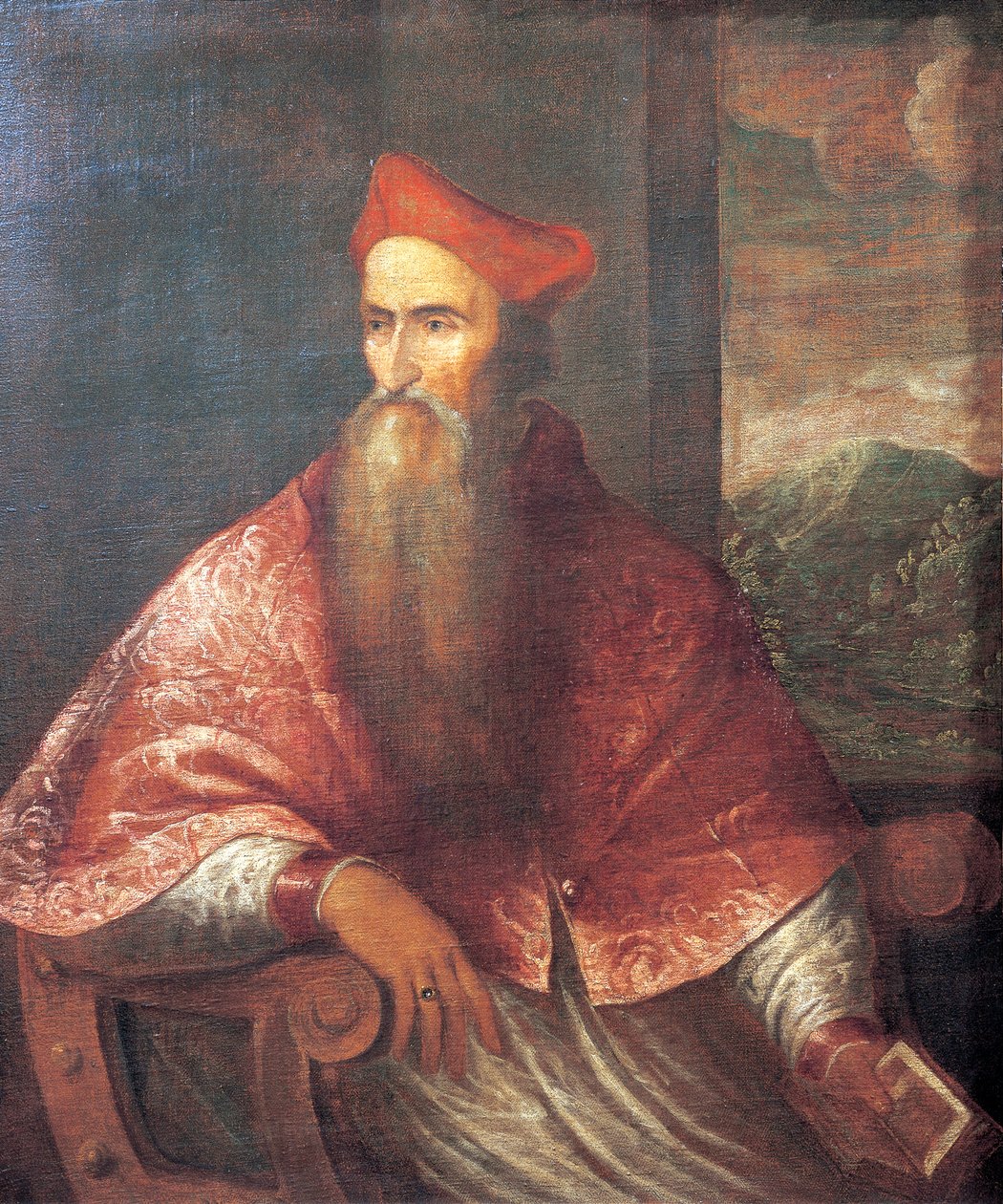 皮特罗-贝姆博的画像 作者 提香（c.1488-1576）