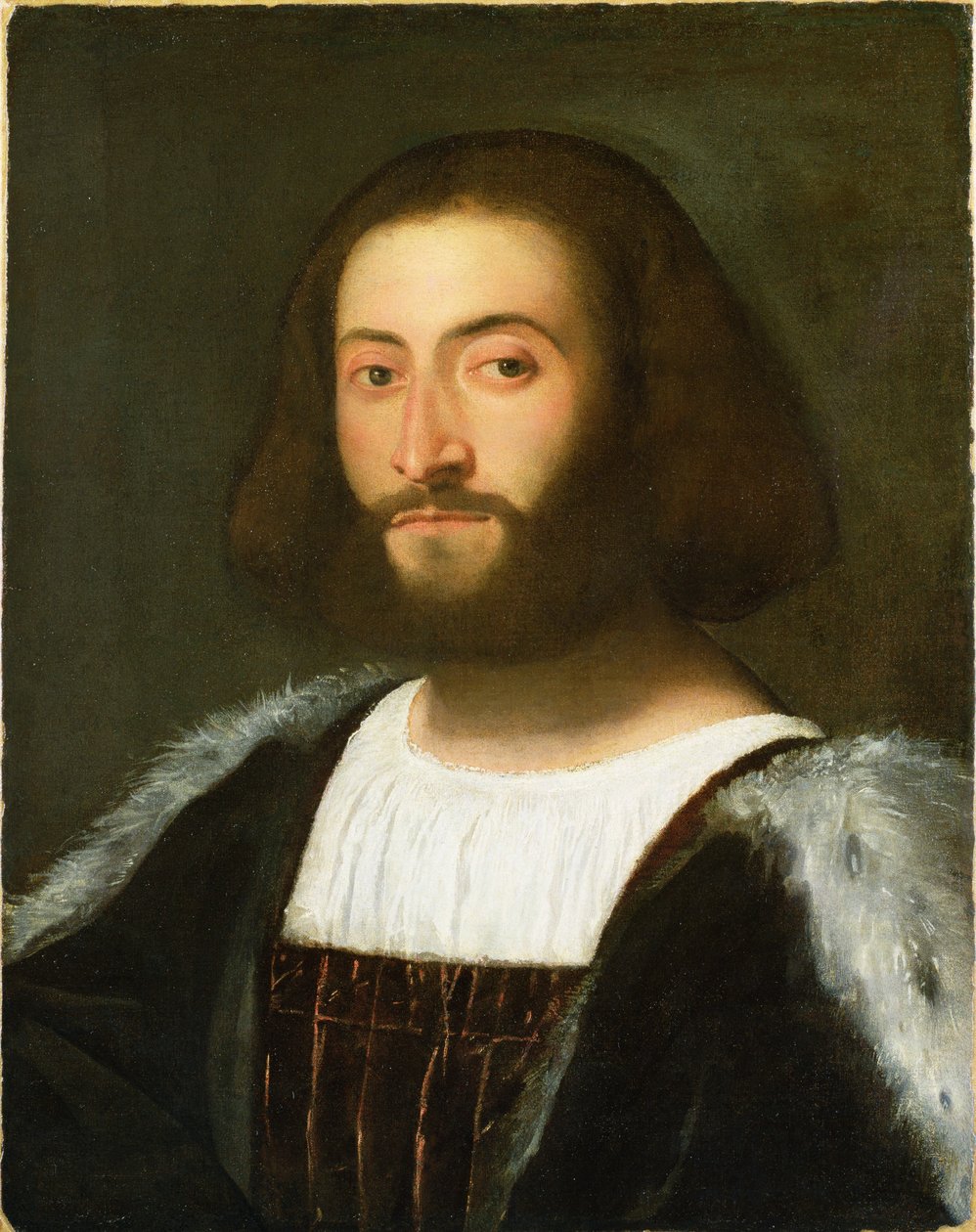 一个男人的肖像 作者 提香（c.1488-1576）