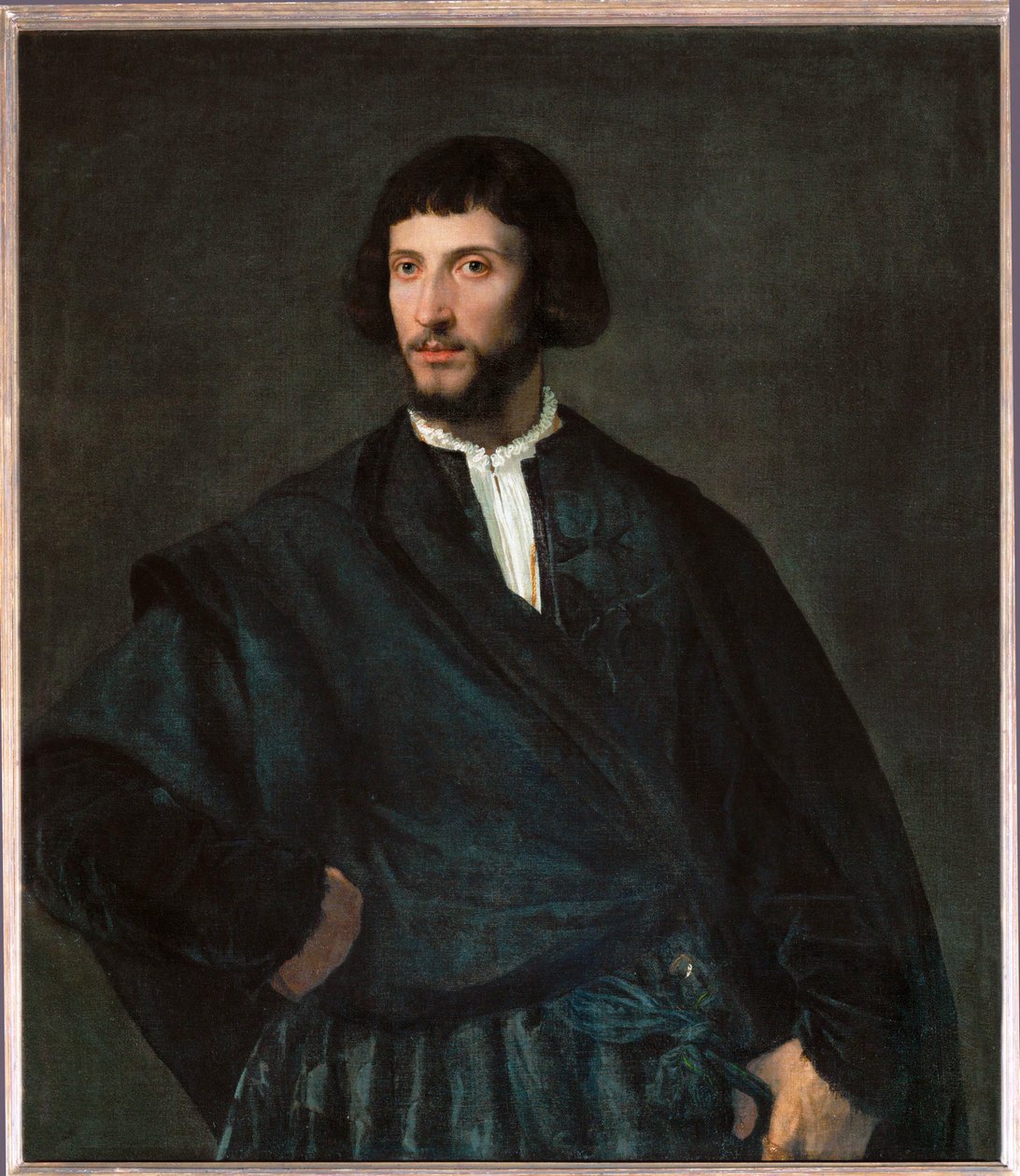 一个男人的肖像... 作者 提香（c.1488-1576）