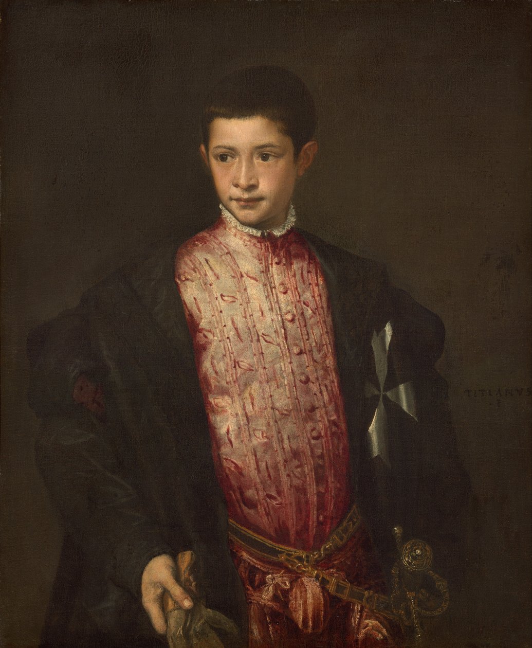 兰努·法尔内塞（Ranuccio Farnese） 作者 蒂齐亚诺·韦切利（Tiziano Vecelli）