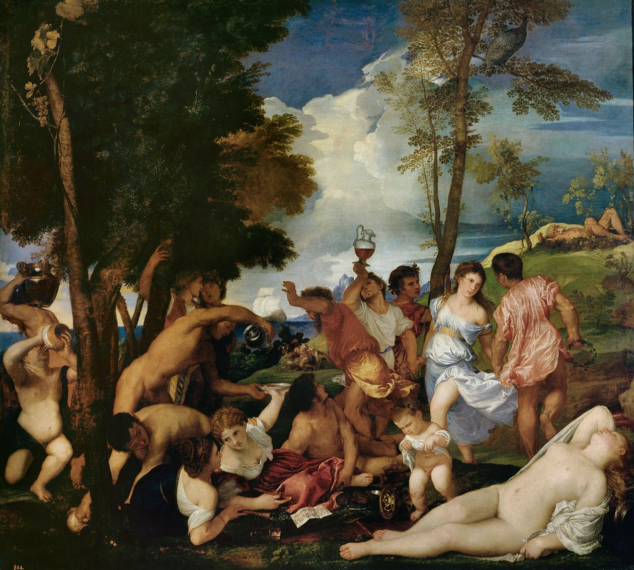 安第斯人，约1523-4年（布面油画） 作者 蒂齐亚诺·韦切利（Tiziano Vecelli）