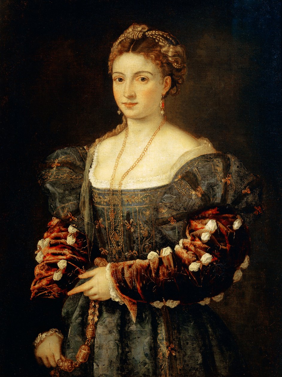 The beautiful (Painting 作者 提香（c.1488-1576）