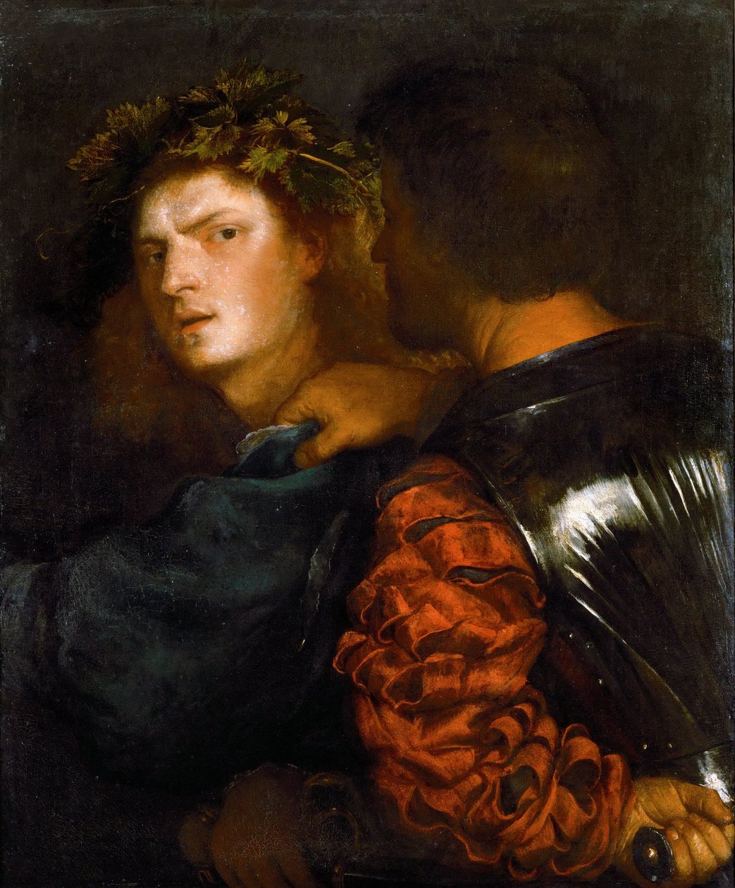 Le bravo - 提香 (1488-1576) 的 Bravo。 布面油画，约 1515-1520 年。 尺寸：77x66.5 厘米。 维也纳艺术史博物馆 作者 蒂齐亚诺·韦切利（Tiziano Vecelli）