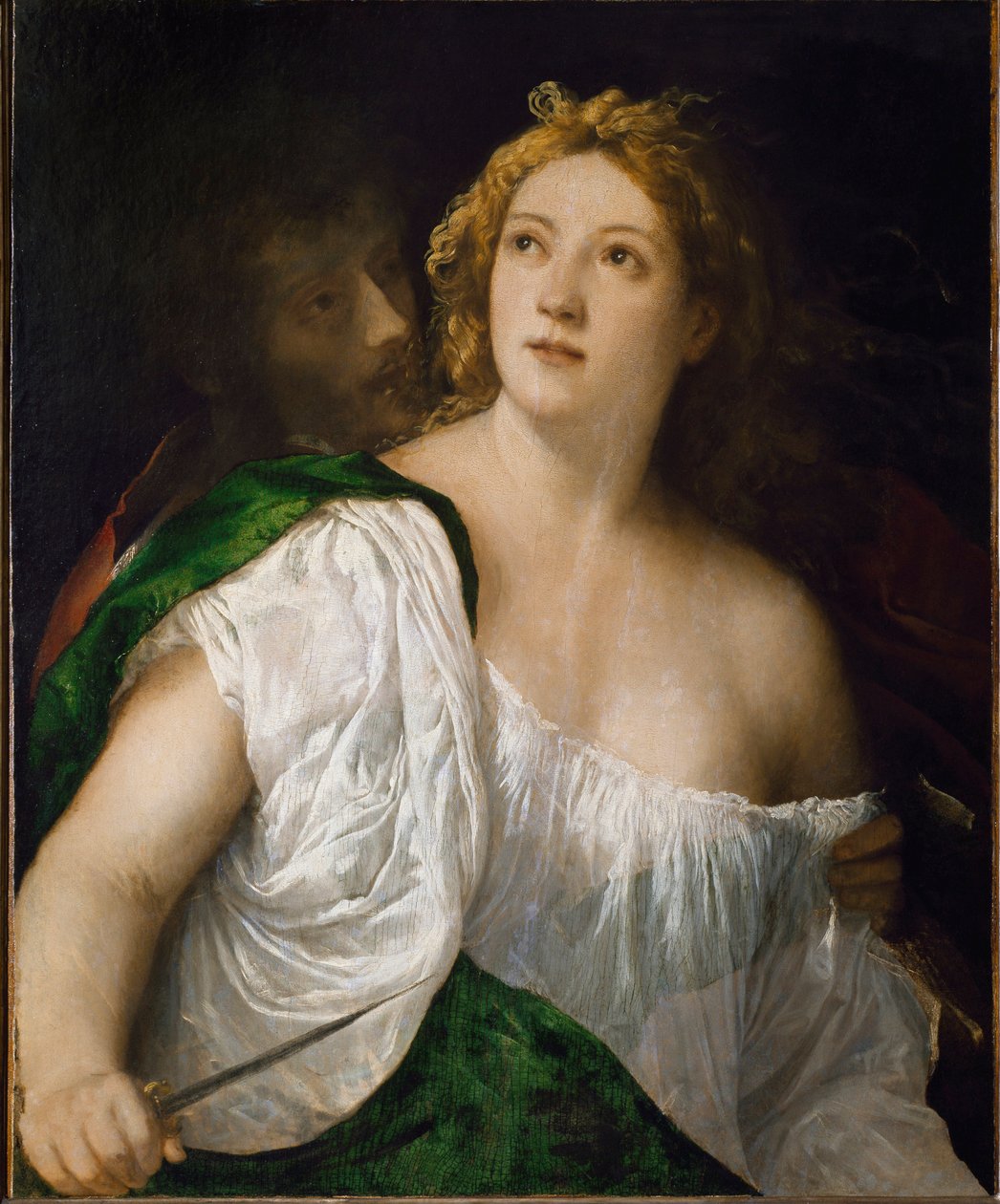 Lucrece and Tarquin (Painting   1425188   zh       chinese Successfully Translated  Original: Allegory of Spring, by Luigi Conconi (1852-1917), oil on canvas, 77x77 cm Translat: Allegory of Spring, by Luigi Conconi (1852-1917), oil on canvas, 77x77 cm 1462 作者 提香（c.1488-1576）