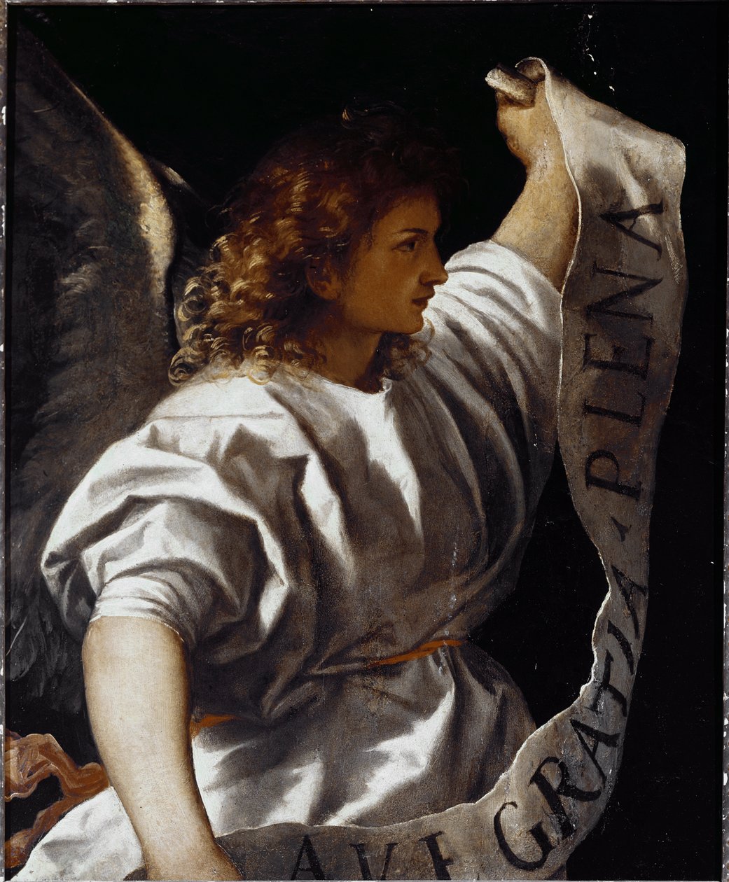 Polyptych Averoldi: Announce Angel 作者 提香（c.1488-1576）