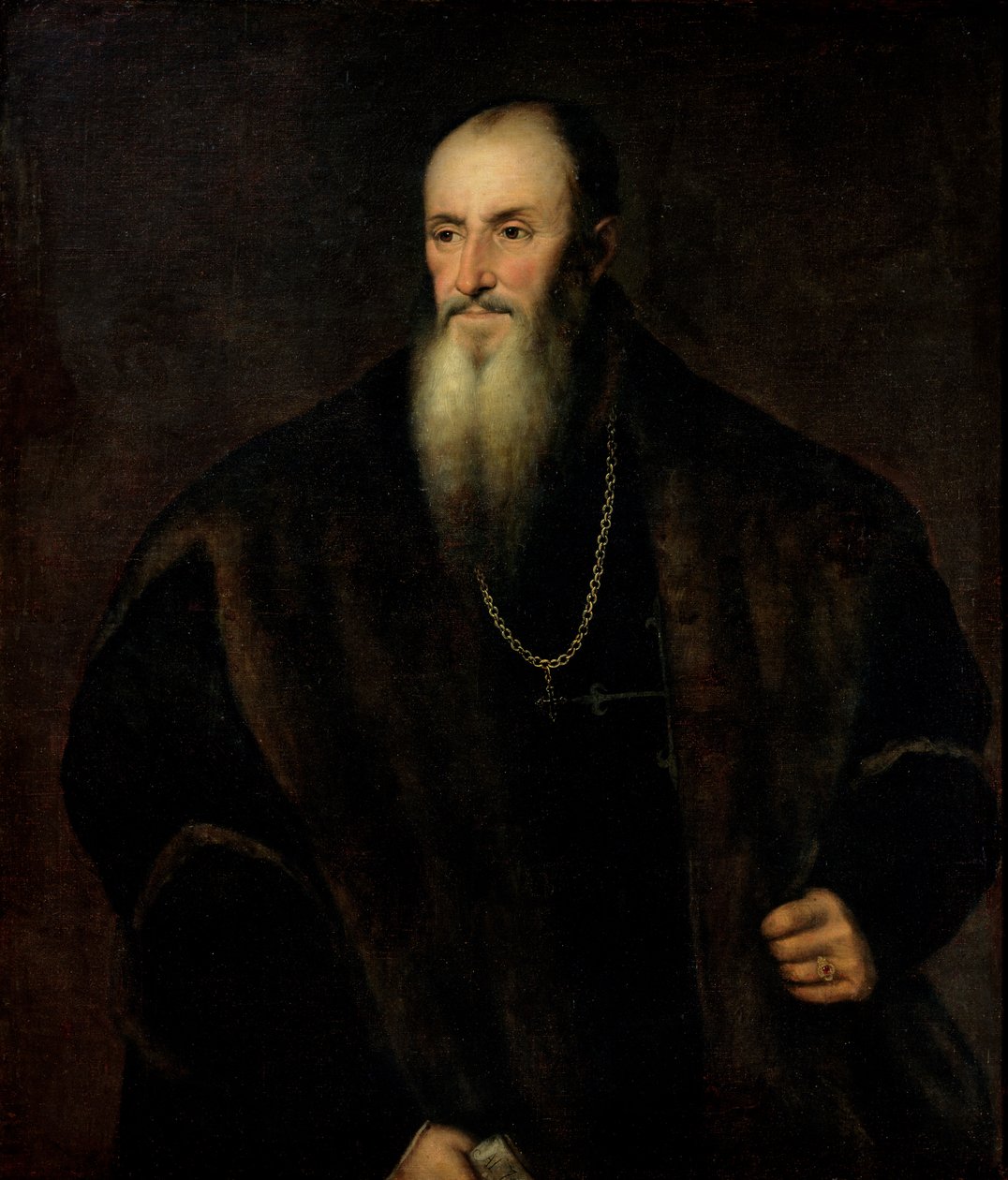 1548年Granvelle的Nicolas Perrenot画像 作者 蒂齐亚诺·韦切利（Tiziano Vecelli）
