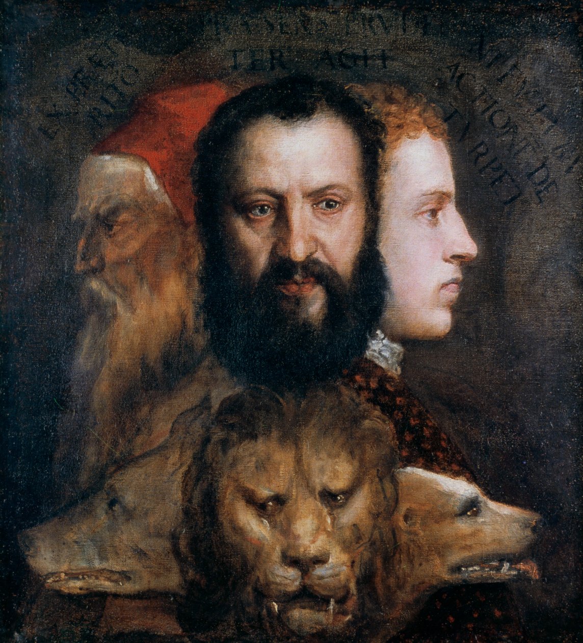 谨慎的寓言，c1565-1570。 作者 蒂齐亚诺·韦切利（Tiziano Vecelli）