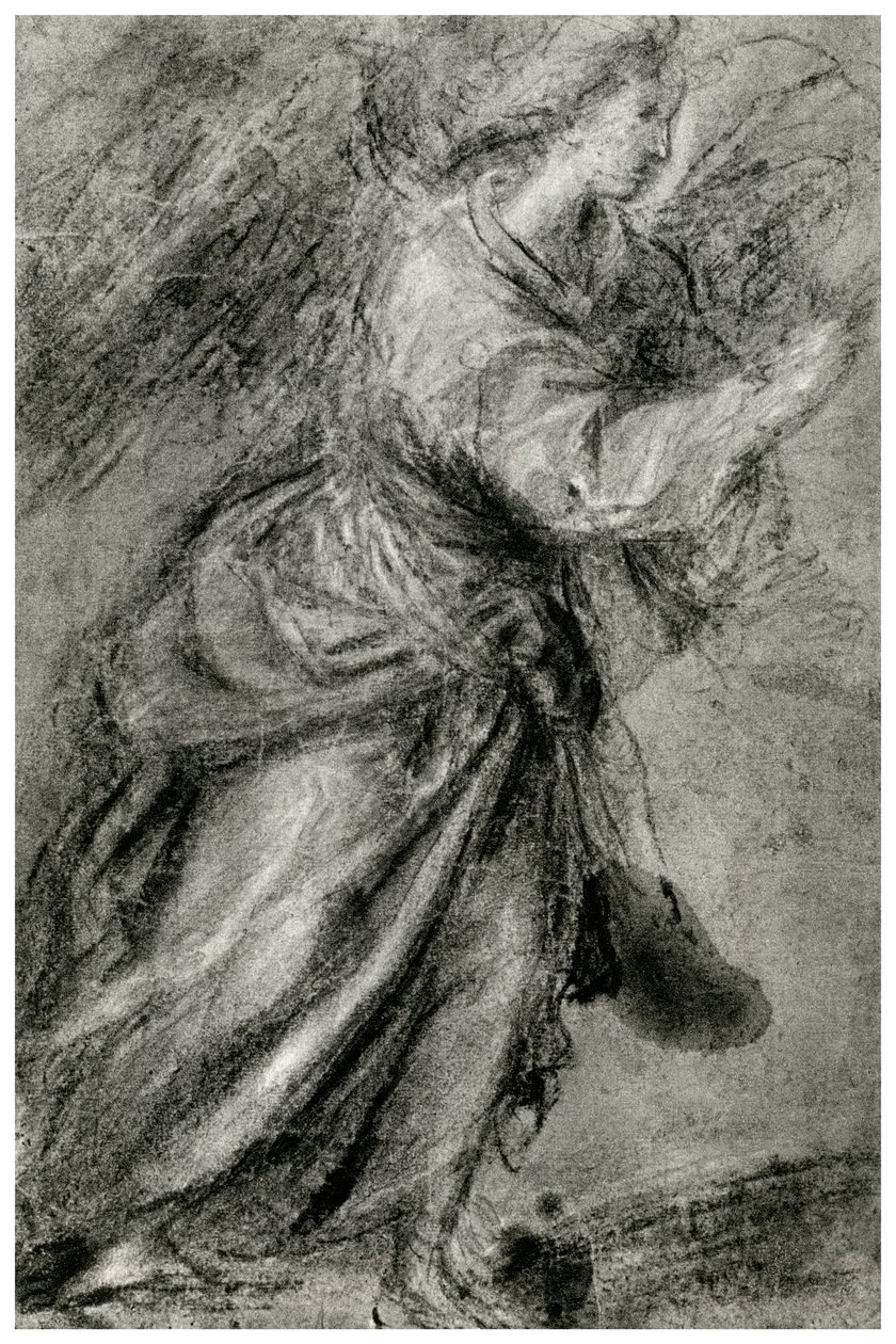 天使报喜天使，c1565，1937年 作者 蒂齐亚诺·韦切利（Tiziano Vecelli）